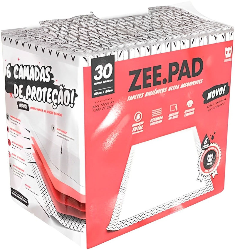 Tapete Higiênico Zee.pad para Cães - 30 unidades | 80x60cm