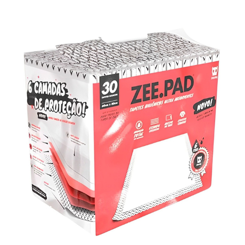 Tapete Higiênico Zee.pad para Cães - 30 unidades | 80x60cm