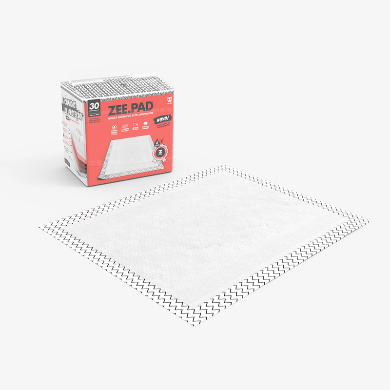 Tapete Higiênico Zee.pad para Cães - 30 unidades | 80x60cm